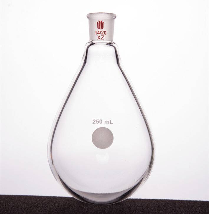 旋蒸用厚壁茄型瓶,高强度,磨口:14/20,250ml F311250XZ