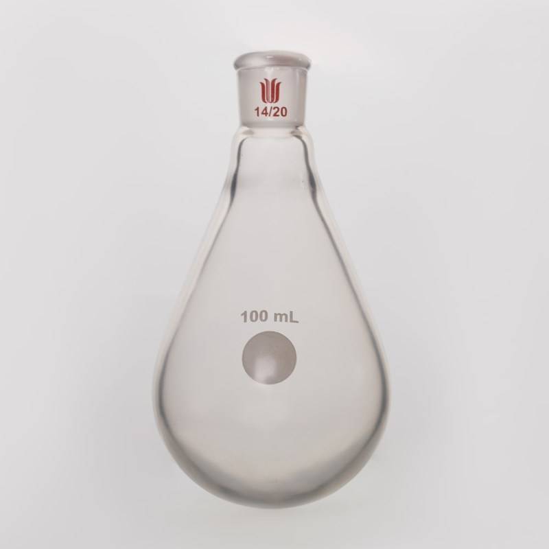 镀膜,旋蒸用厚壁茄型瓶,高强度,磨口:14/20,100ml F311100XD
