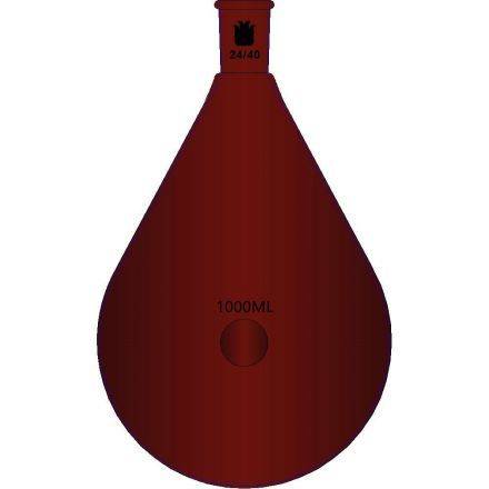 棕色玻璃,厚壁茄型瓶,高强度,磨口:24/40,1000ml F314000Z