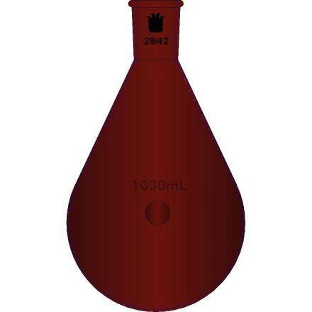 棕色玻璃厚壁茄型瓶,高强度,磨口:29/42,1000ml F31291LZ